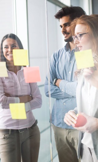 Professionals developing a talent acquisition strategy