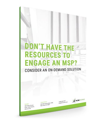 Consider an On-Demand MSP Solution